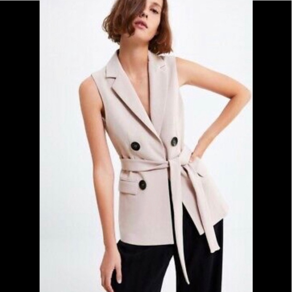 Zara Blush Pink Vest